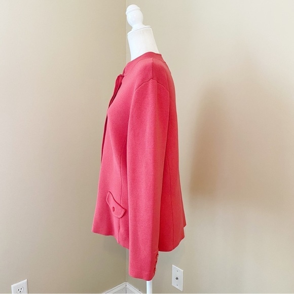 Talbots Silk Blend Button Front Cardigan Jacket - Large - Picture 2 of 12